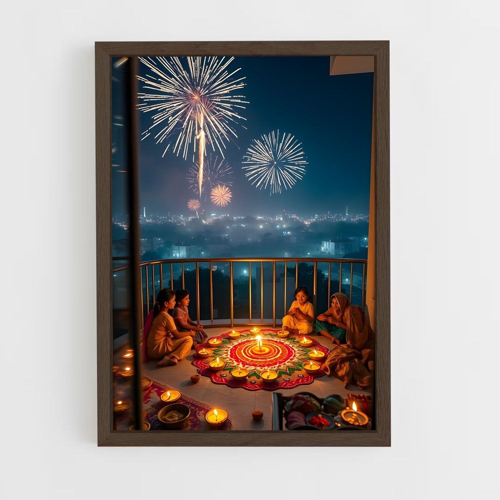 ap-diwali-2 cadre Bois foncé