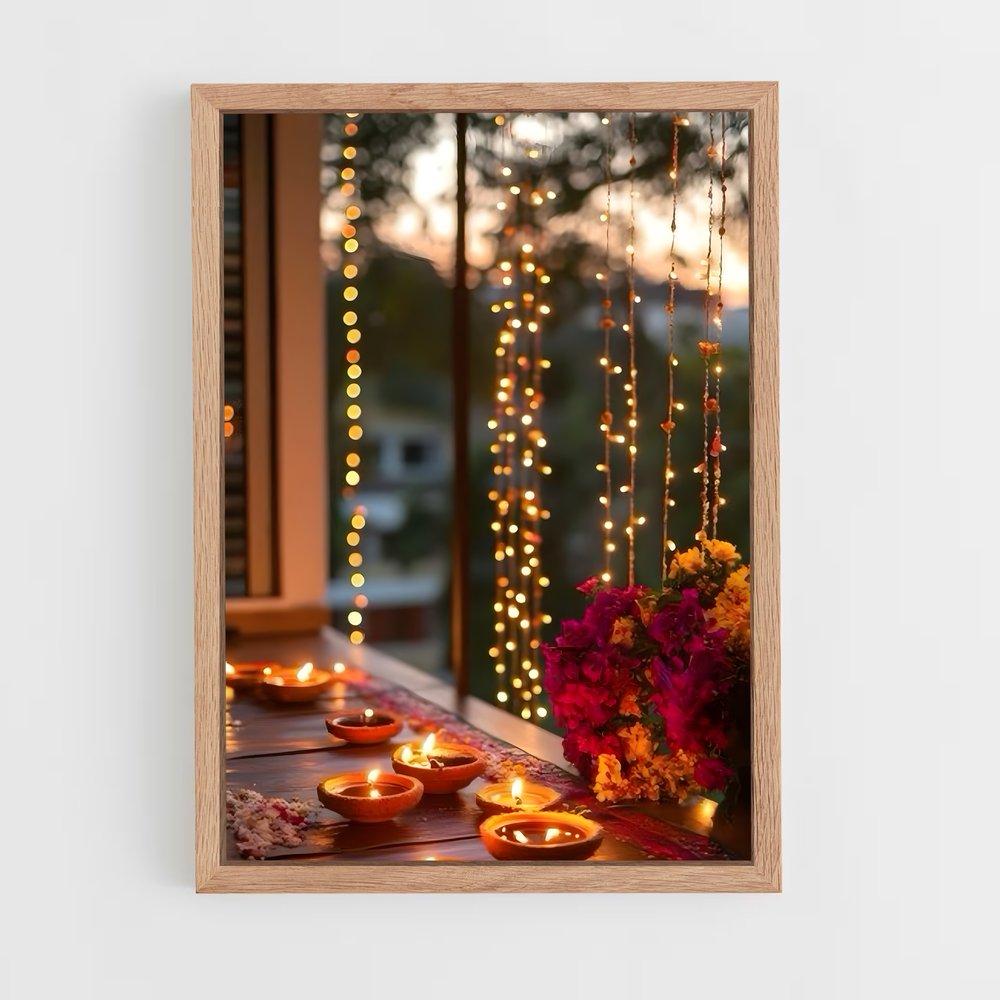 ap-diwali-7 cadre Bois clair
