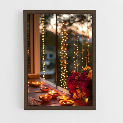 ap-diwali-7 cadre Bois foncé