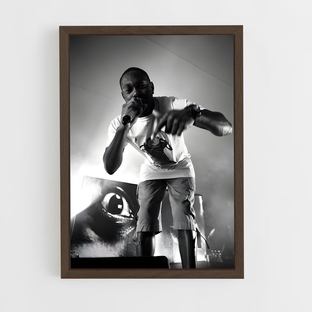 ap-dizzee rascal-1 cadre Bois foncé