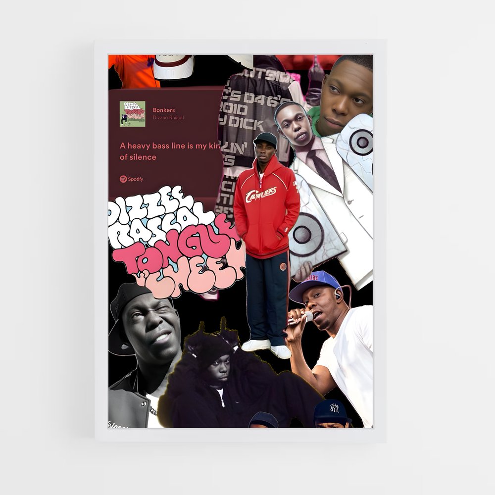 ap-dizzee rascal-3 cadre Blanc