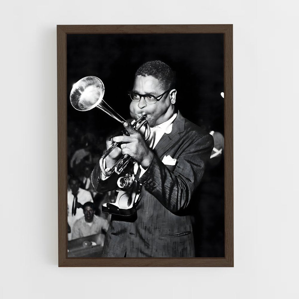 ap-dizzy gillespie-1 cadre Bois foncé