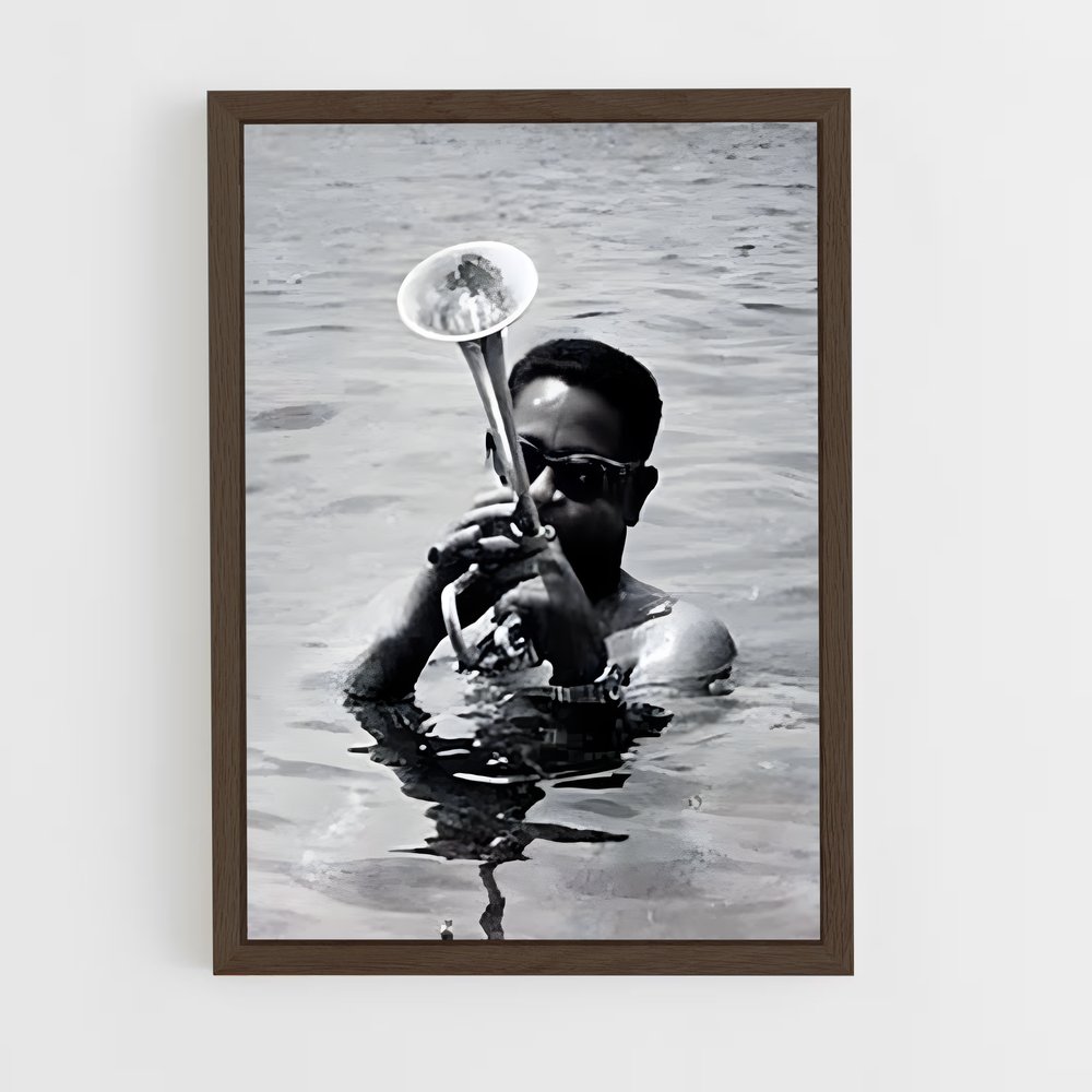 ap-dizzy gillespie-2 cadre Bois foncé