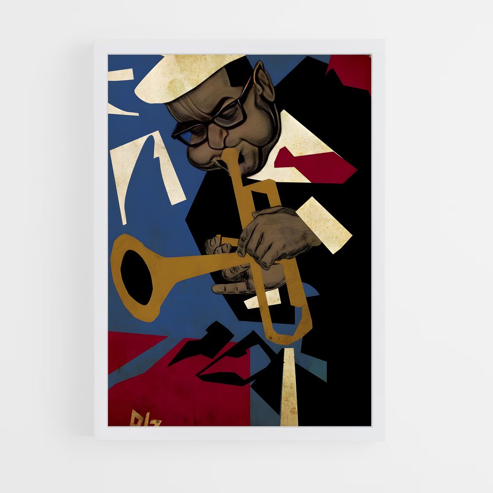ap-dizzy gillespie-5 cadre Blanc