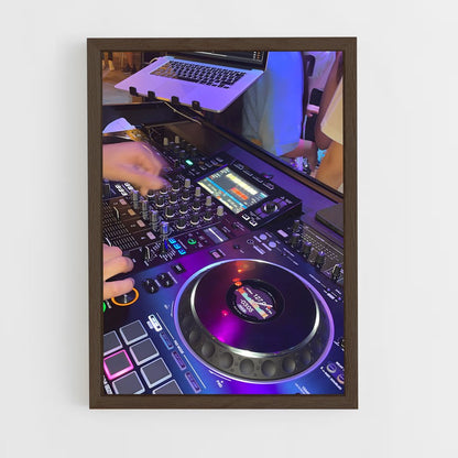 ap-dj-3 cadre Bois foncé