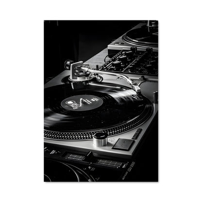 Poster Turntable Groove