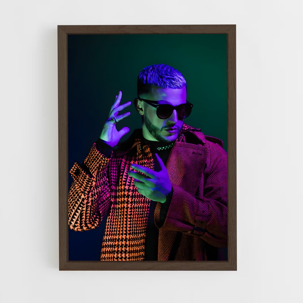 ap-dj snake-3 cadre Bois foncé