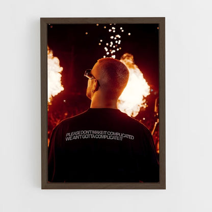 ap-dj snake-8 cadre Bois foncé