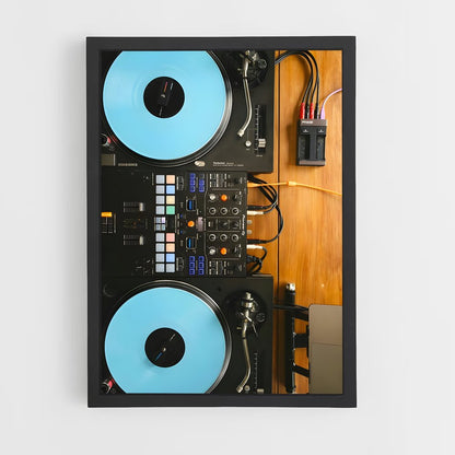 ap-dj turntables-2 cadre Noir