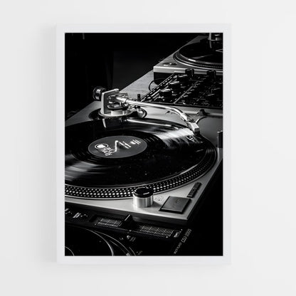 ap-dj turntables-3 cadre Blanc
