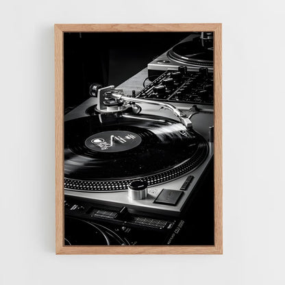 ap-dj turntables-3 cadre Bois clair