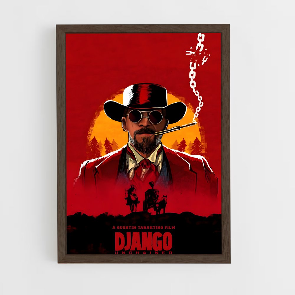 ap-django unchained-4 cadre Bois foncé