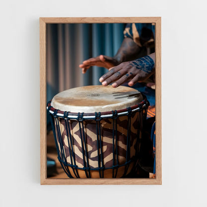 ap-djembe-4 cadre Bois clair