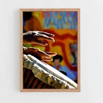 ap-djembe-9 cadre Bois clair