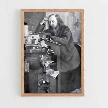 ap-dmitri mendeleev-2 cadre Bois clair