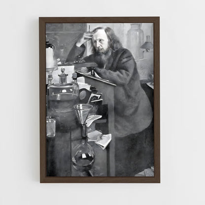 ap-dmitri mendeleev-2 cadre Bois foncé