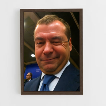 ap-dmitry medvedev-3 cadre Bois foncé