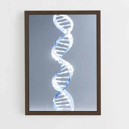 ap-dna double helix-1 cadre Bois foncé