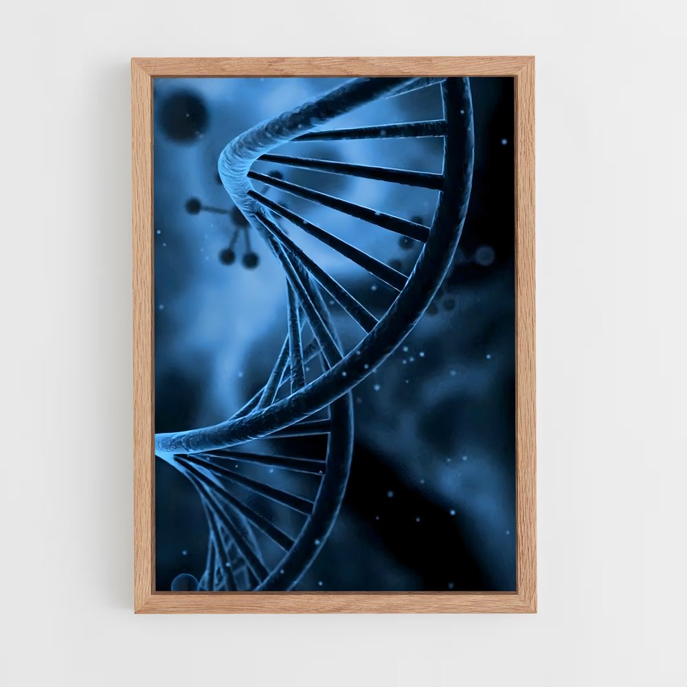 ap-dna double helix-2 cadre Bois clair