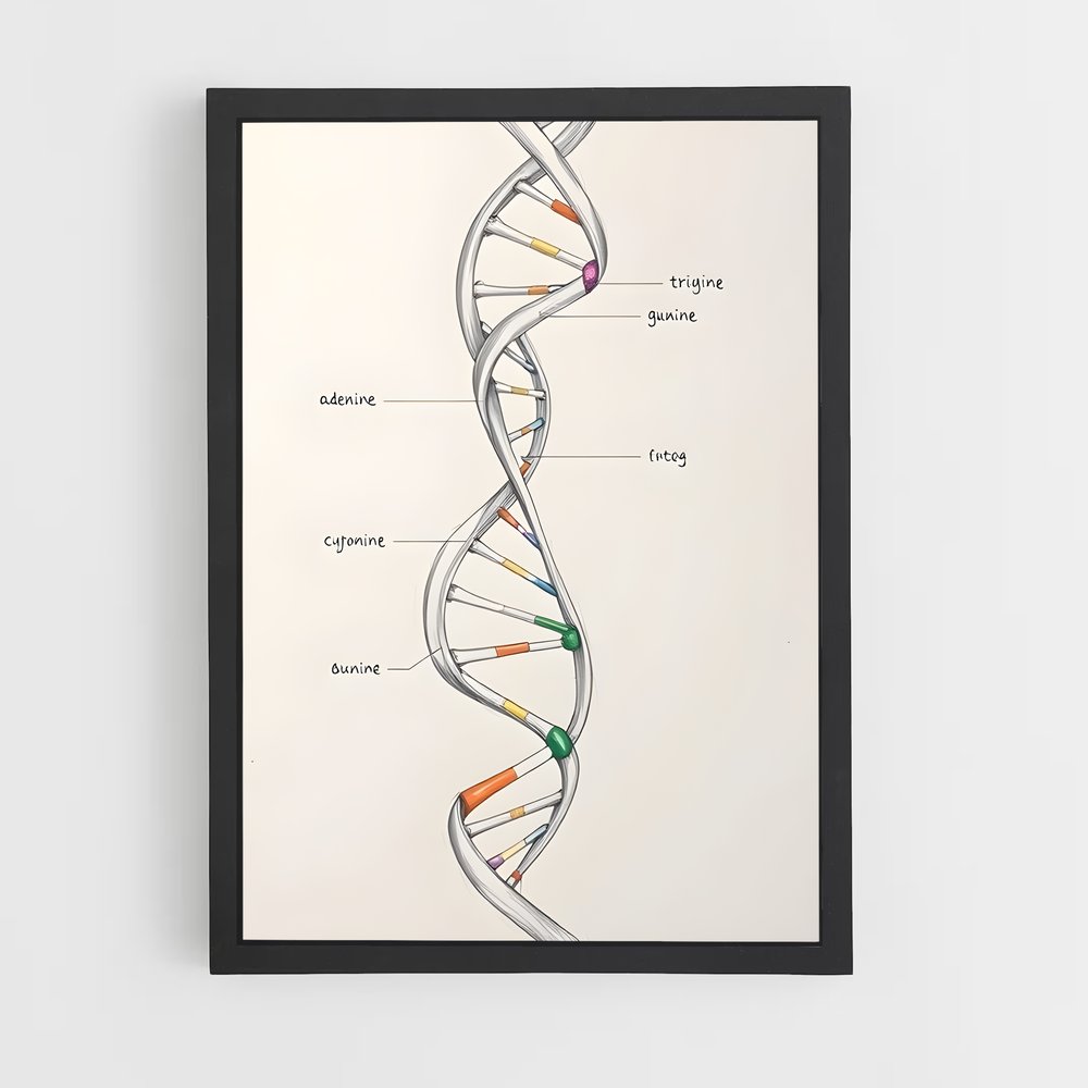 ap-dna structure-7 cadre Noir