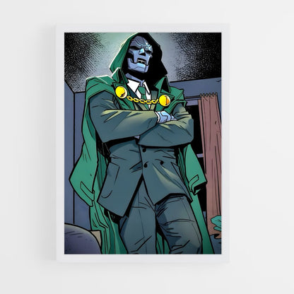 ap-doctor doom-1 cadre Blanc