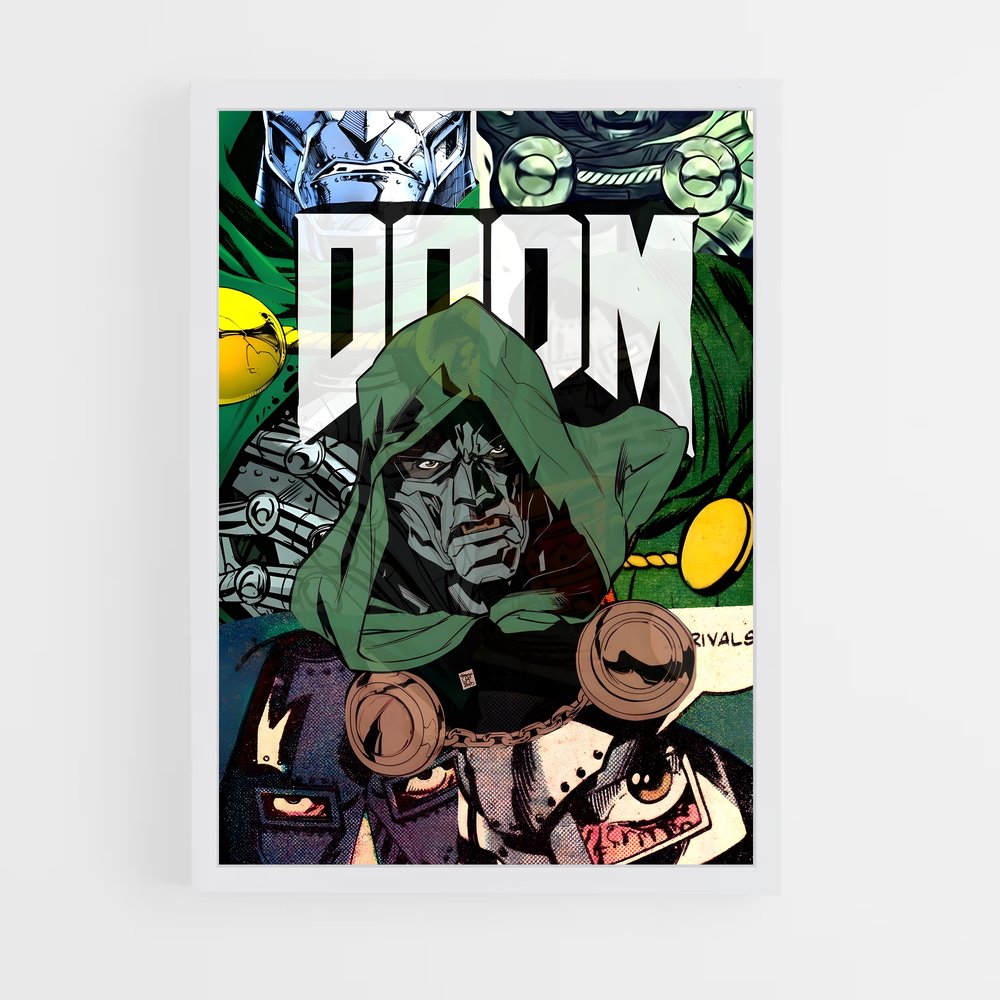 ap-doctor doom-6 cadre Blanc
