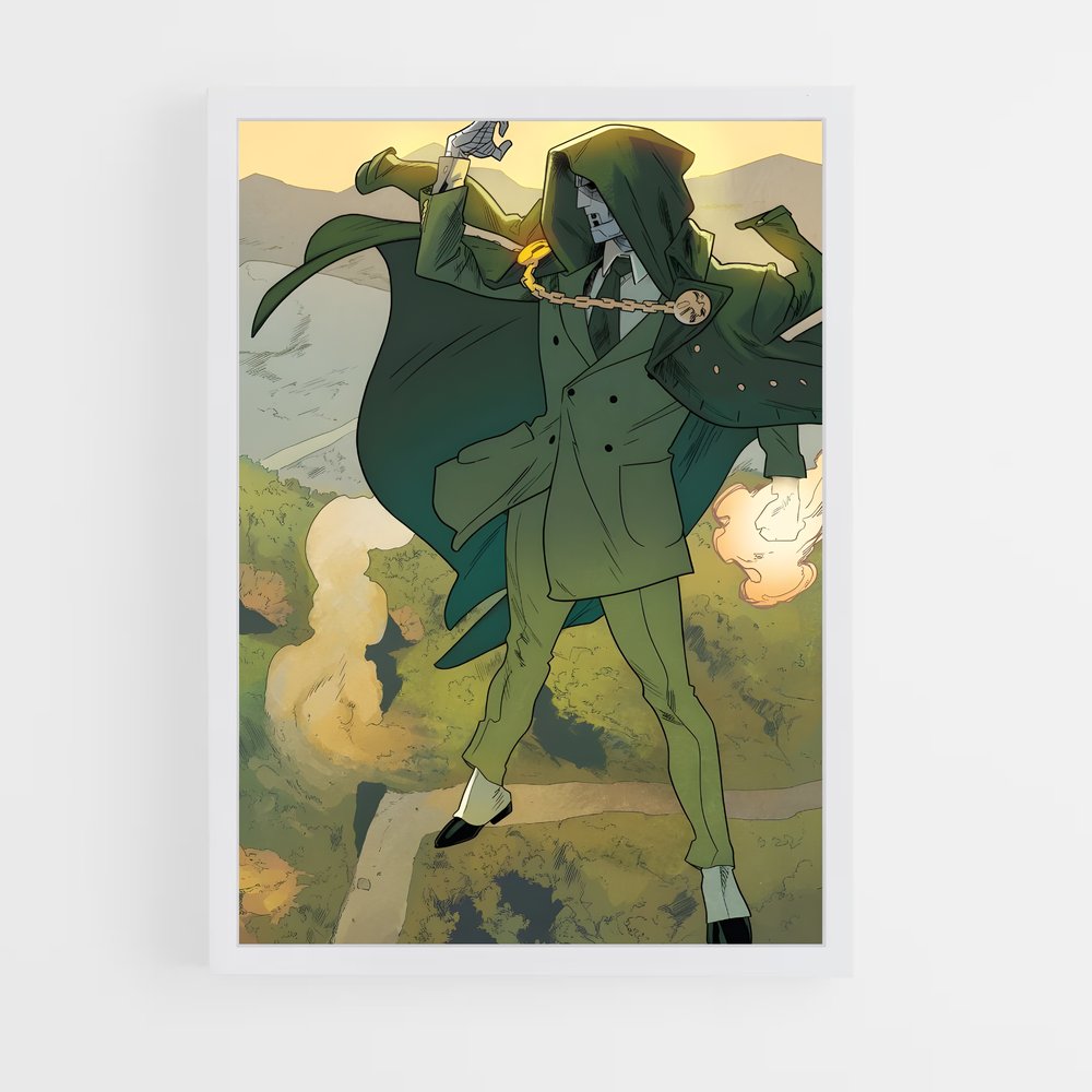 ap-doctor doom-7 cadre Blanc
