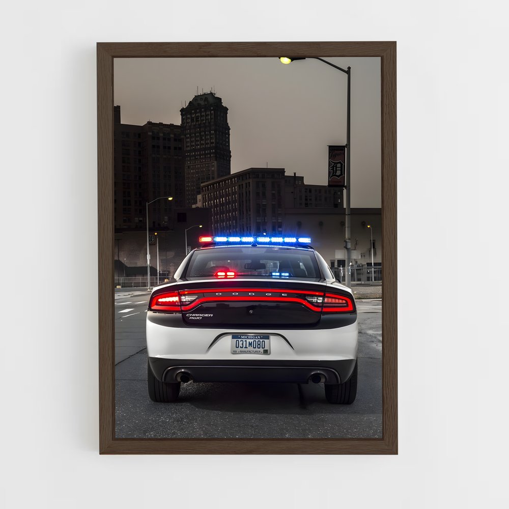 ap-dodge charger pursuit-1 cadre Bois foncé
