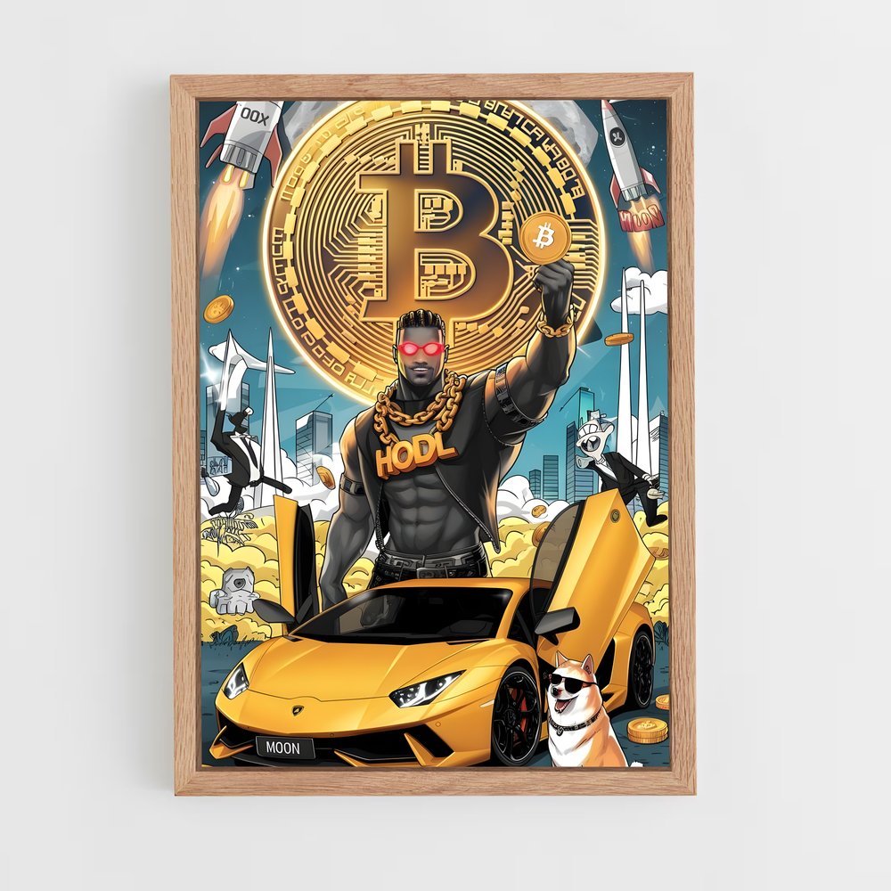 ap-dogecoin-2 cadre Bois clair