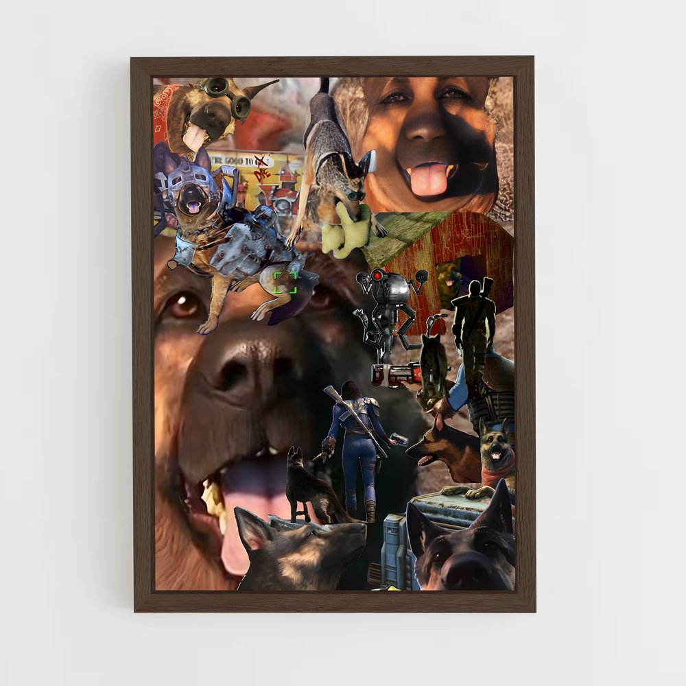 ap-dogmeat-1 cadre Bois foncé