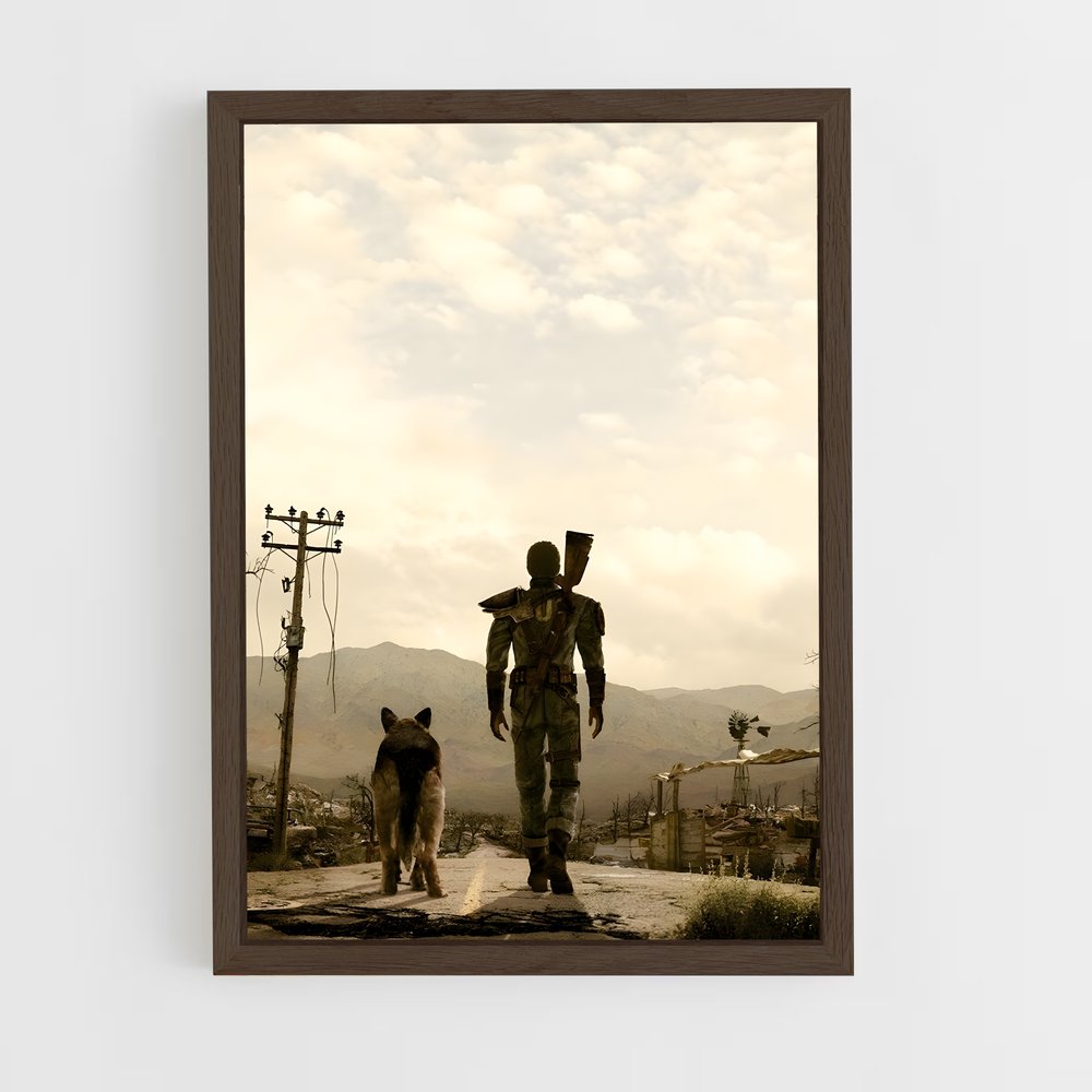 ap-dogmeat-2 cadre Bois foncé