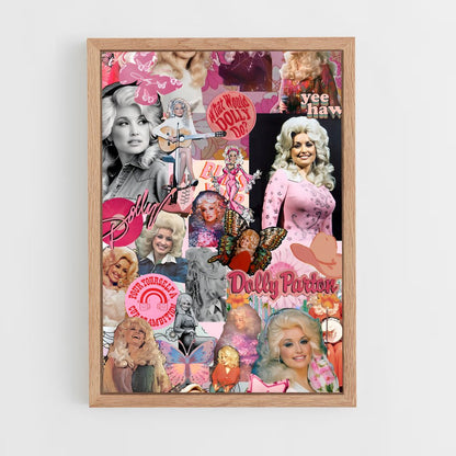 ap-dolly parton-6 cadre Bois clair
