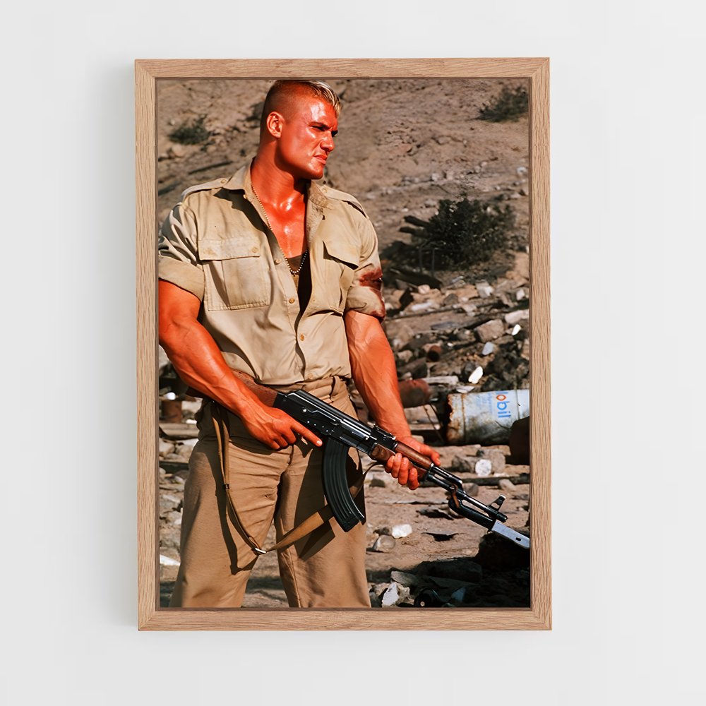 ap-dolph lundgren-7 cadre Bois clair