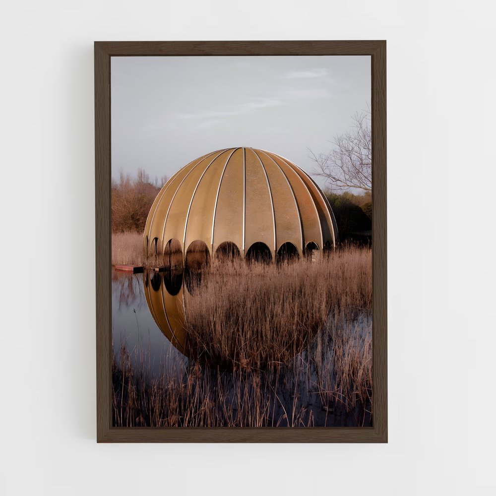 ap-domes-4 cadre Bois foncé
