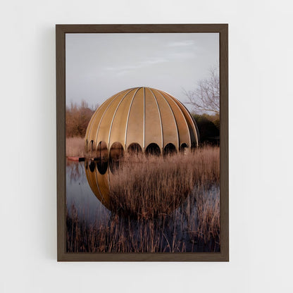 ap-domes-4 cadre Bois foncé