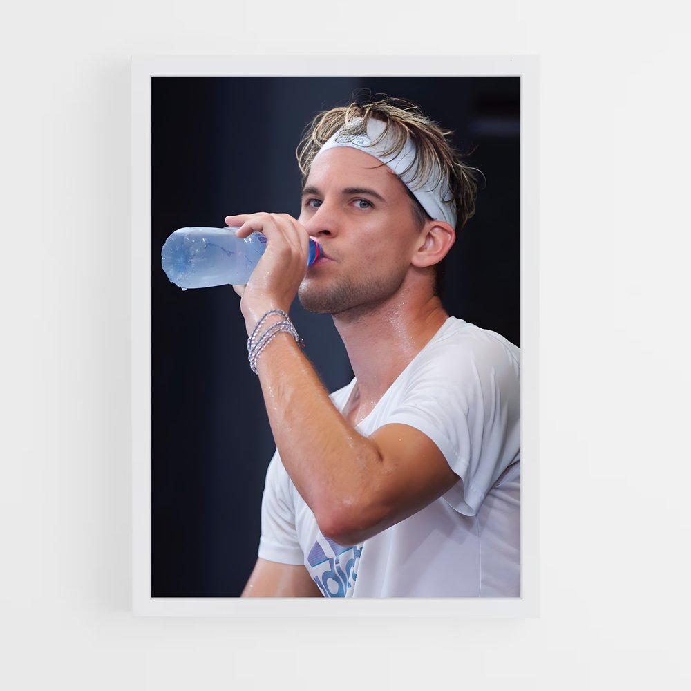 ap-dominic thiem-7 cadre Blanc
