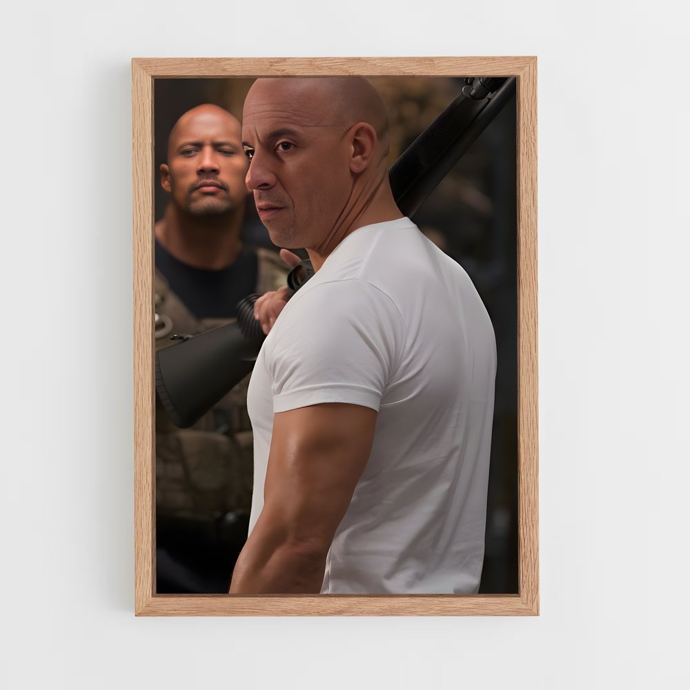 ap-dominic toretto-9 cadre Bois clair