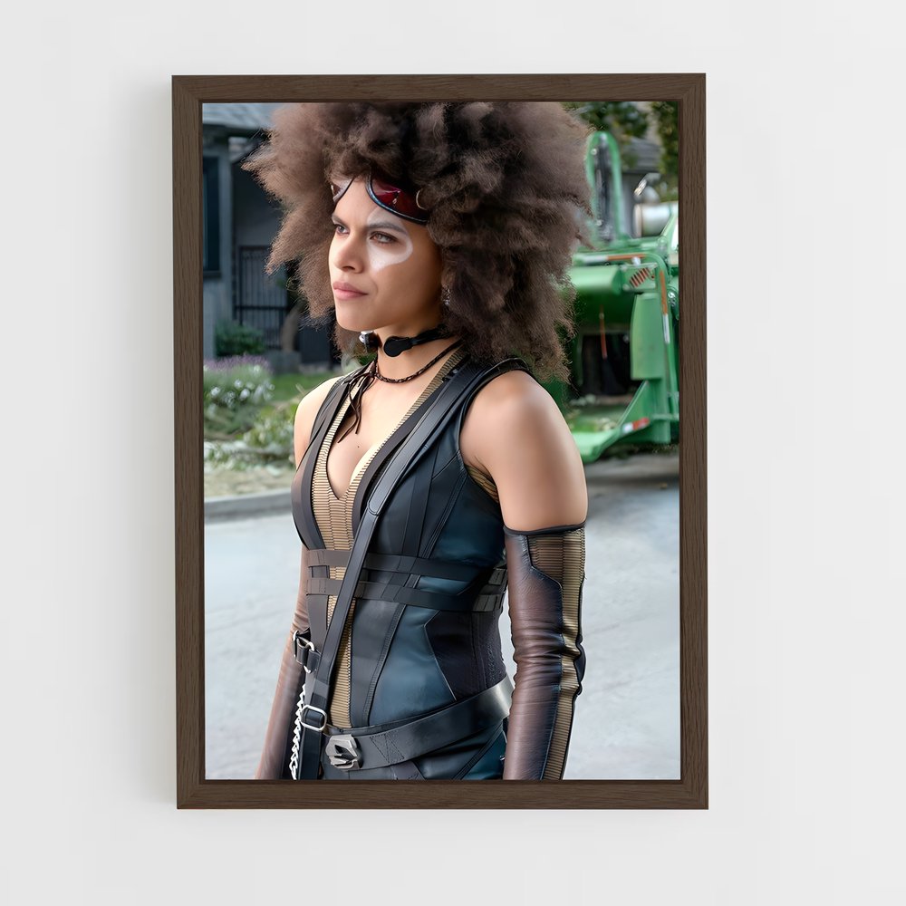 ap-domino deadpool-1 cadre Bois foncé