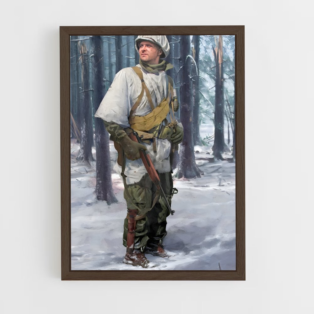 ap-donald malarkey-1 cadre Bois foncé