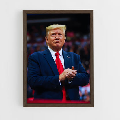 ap-donald trump-1 cadre Bois foncé