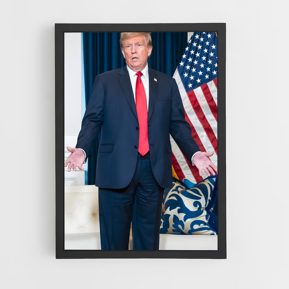 ap-donald trump-4 cadre Noir