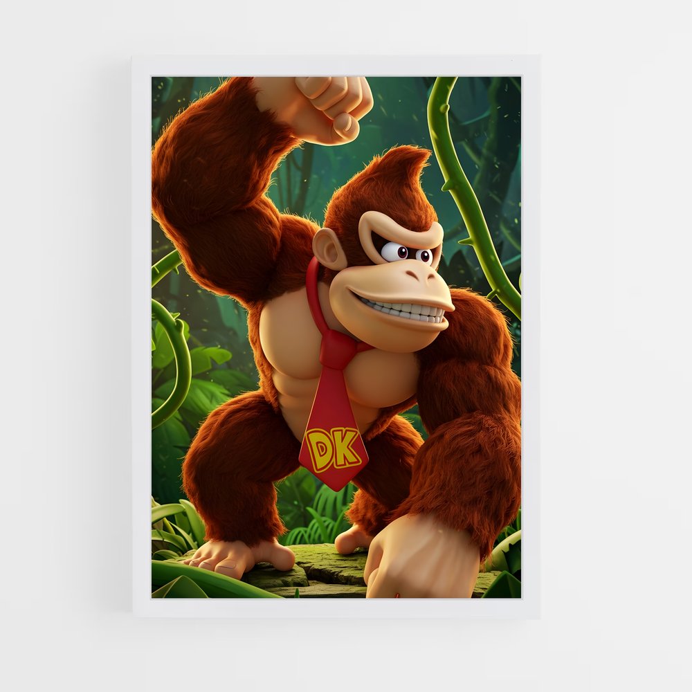ap-donkey kong-5 cadre Blanc