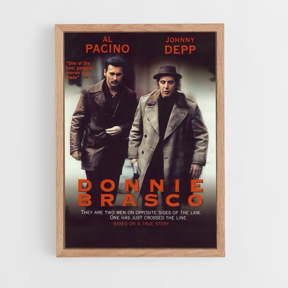 ap-donnie brasco-4 cadre Bois clair