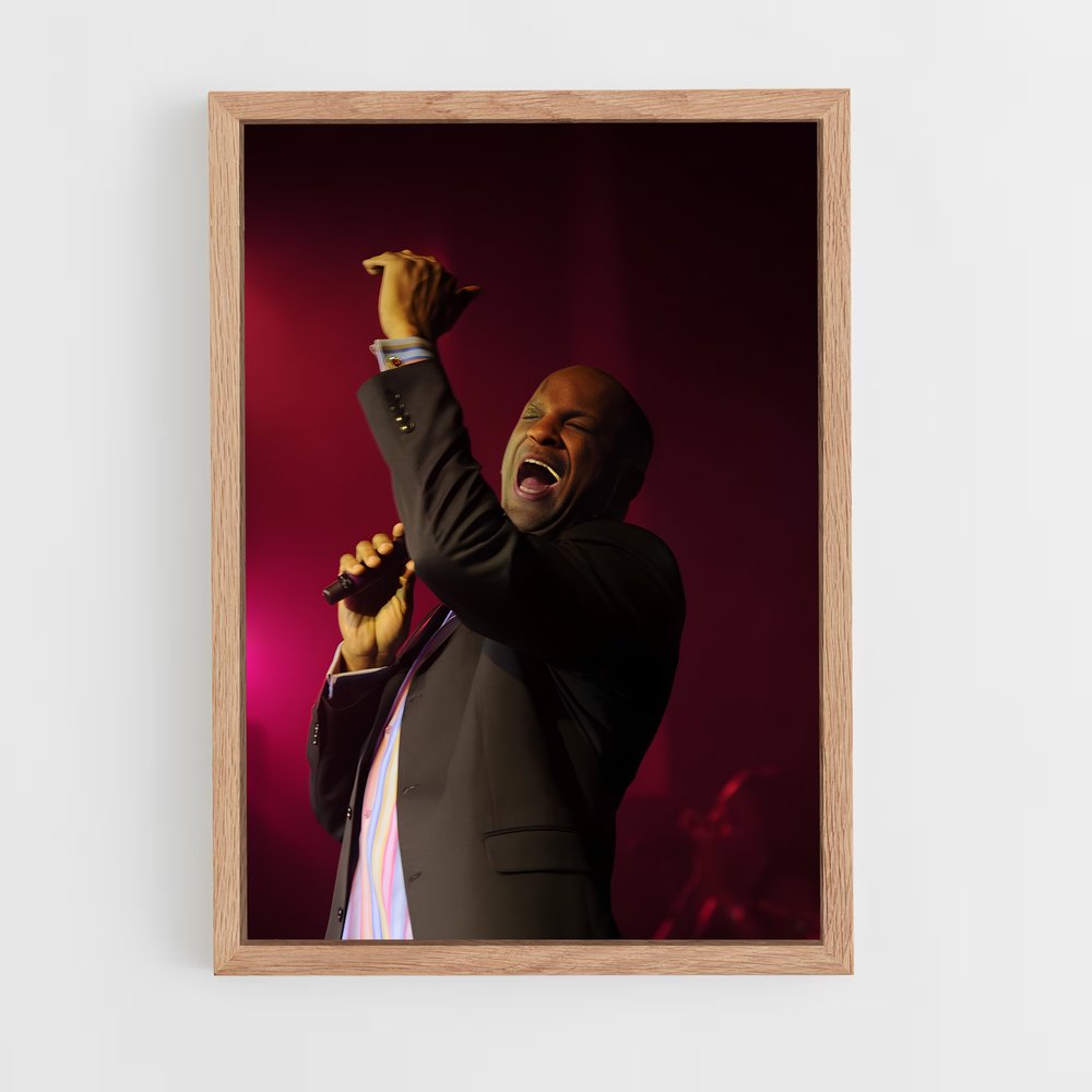 ap-donnie mcclurkin-1 cadre Bois clair