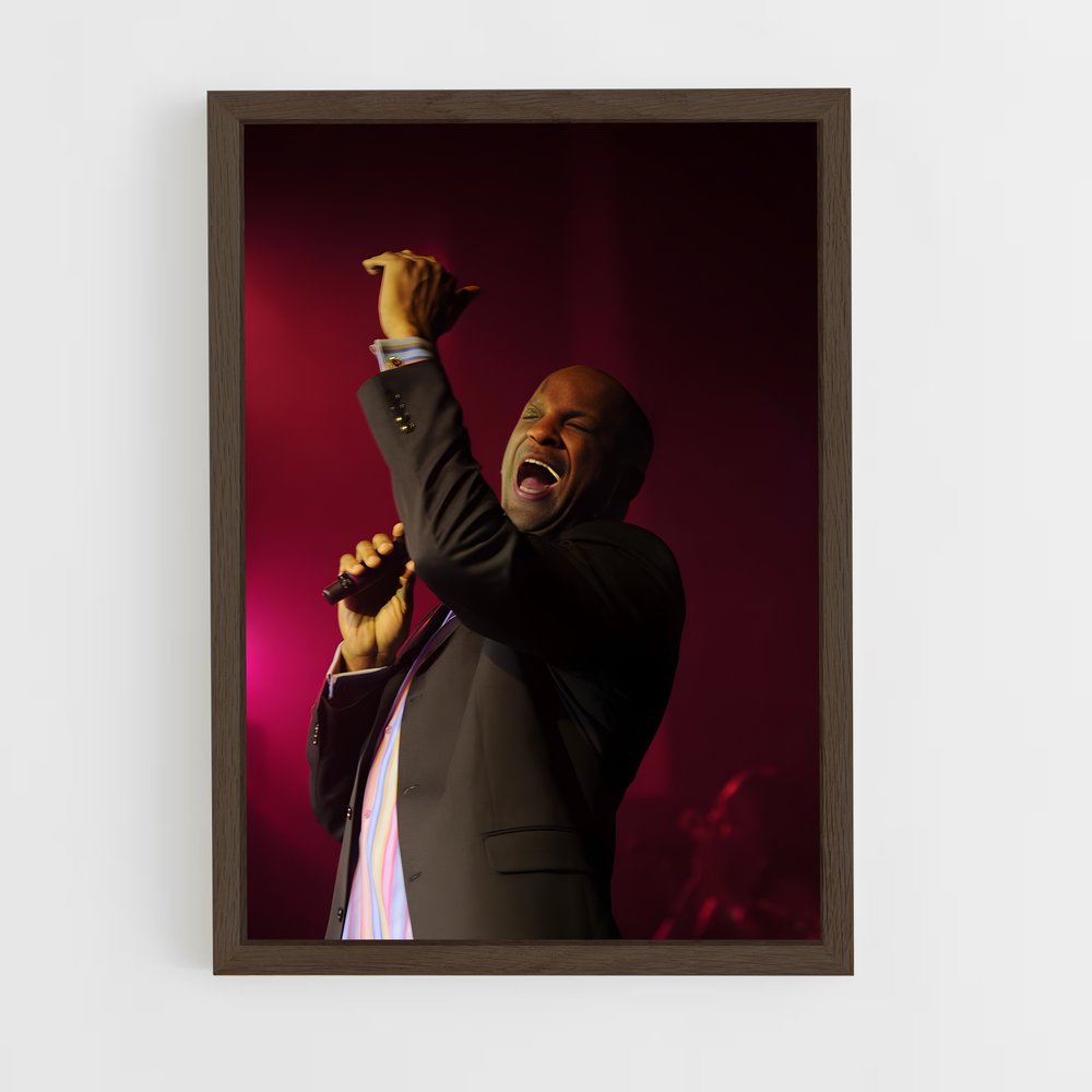 ap-donnie mcclurkin-1 cadre Bois foncé