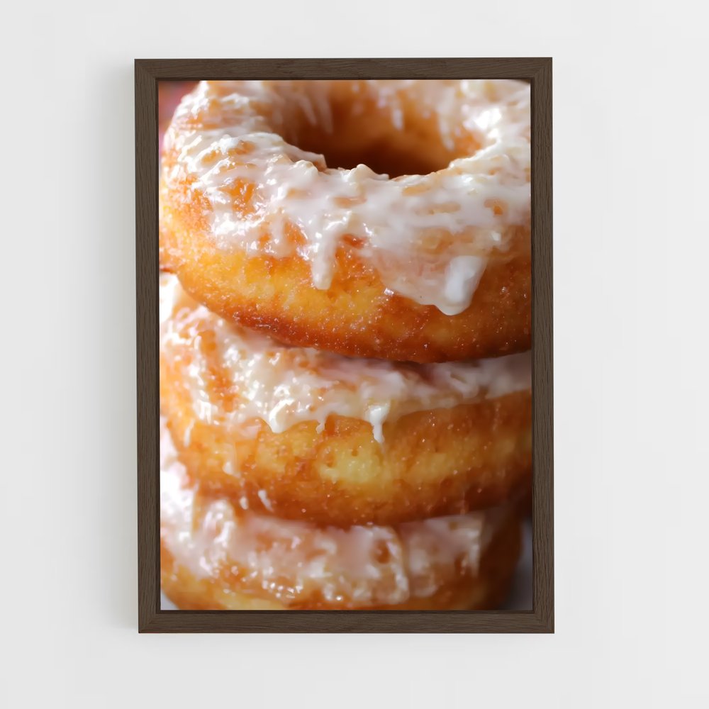 ap-donut-10 cadre Bois foncé
