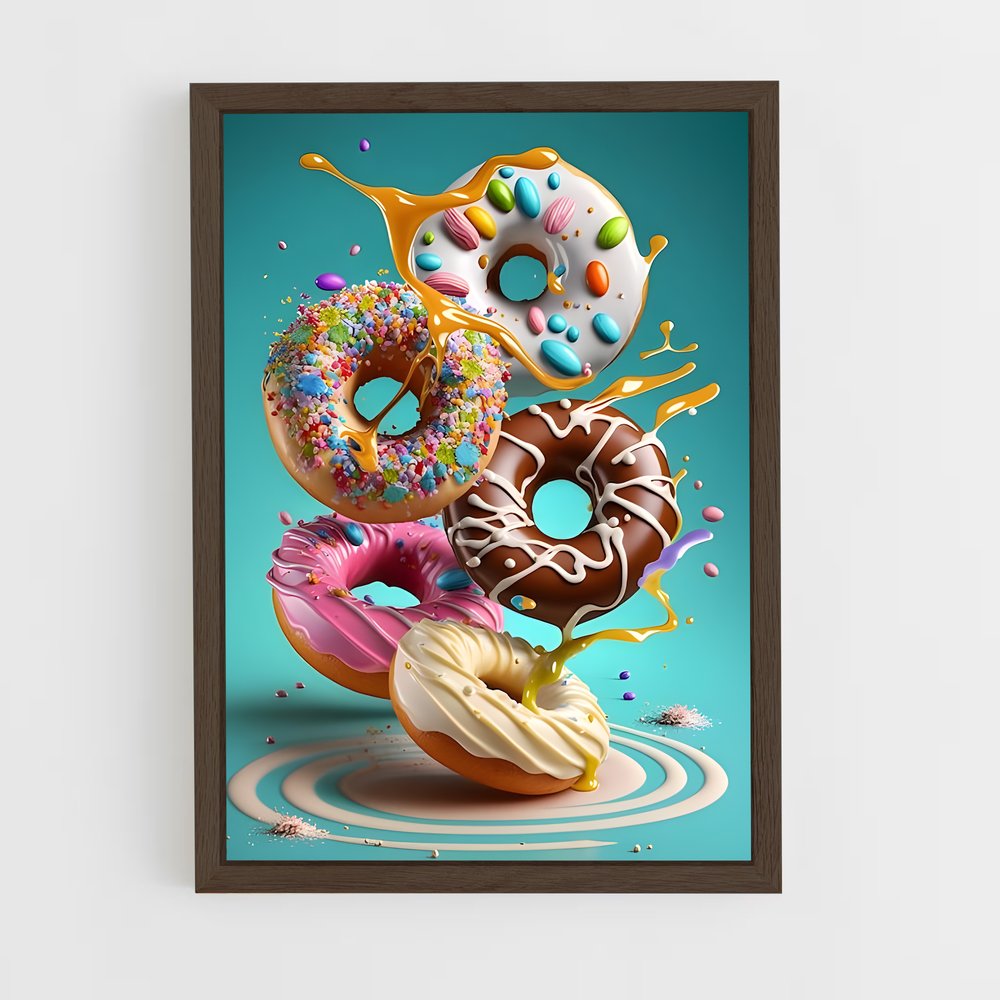 ap-donut-2 cadre Bois foncé