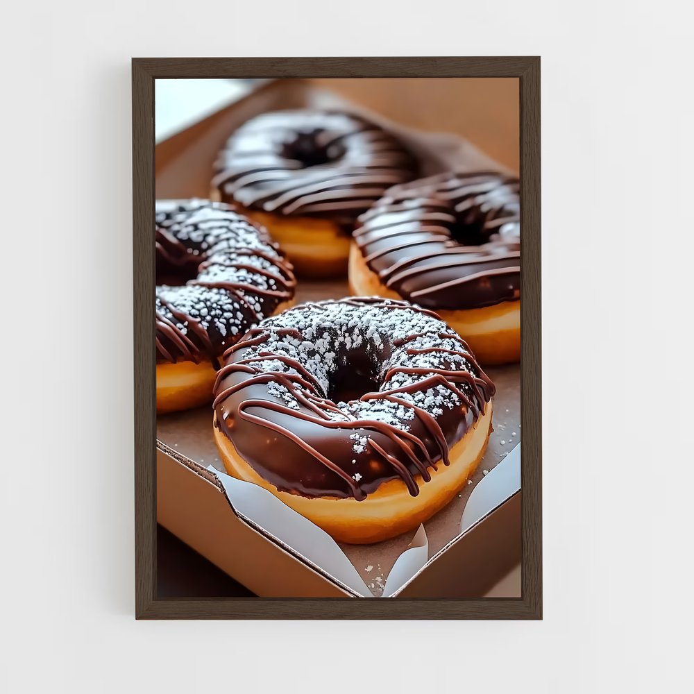 ap-donut-7 cadre Bois foncé