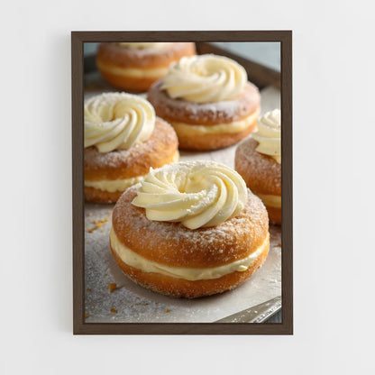 ap-donut-8 cadre Bois foncé