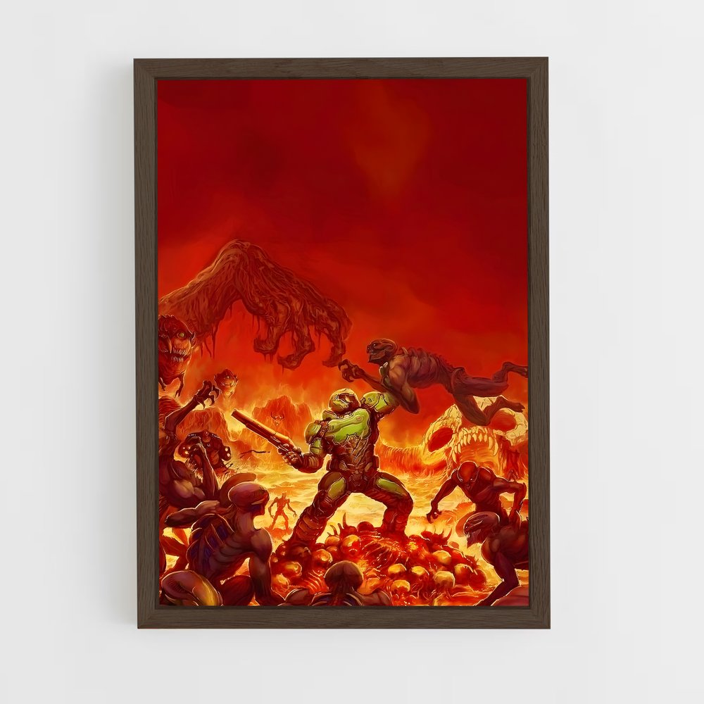 ap-doom-1 cadre Bois foncé